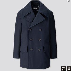 MEN U WARM PADDED OVERSIZED PEACOAT JACKET/COATS